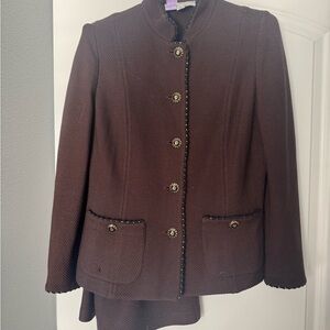 St John Elegant Brown Women's Jacket
